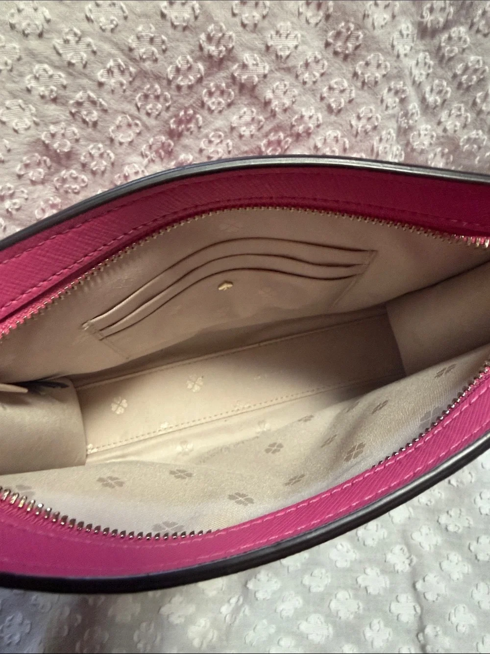 Kate Spade Pink Spencer Gussetted Wristlet
